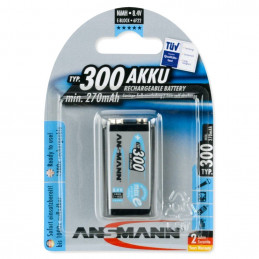Pila al litio ANSMANN 6HR61 - 9V - 250mAh