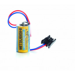 Pila litio CR17335 + Connetore