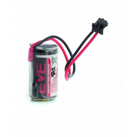 Pila ER14250 - 1/2AA - 3,6V - 1200mAh + Connettore HIROSE