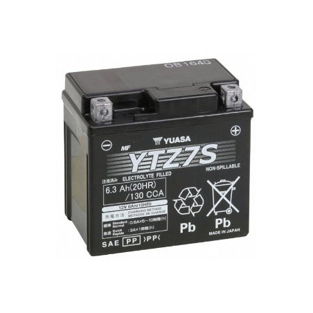 Batteria Moto - YUASA 12V / 6Ah - YTZ7S / GTZ7S
