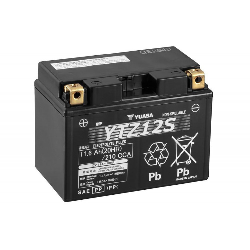 Batteria moto YUASA YTZ12S - Piombo - 12V - 11Ah