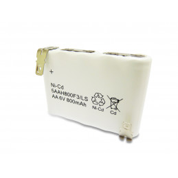 Batterie Compatibili NiCd 6V 600mAh - 5VTAA600 - 803982