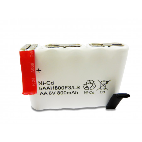 Batterie Compatibili NiCd 6V 600mAh - 5VTAA600 - 803982