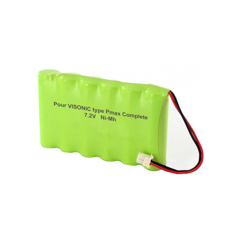 Batteria AA - NiMH - 7.2V - 1700mAh + connettore - Visonic GP130AAM6BMX Batteria AA - NiMH - 7.2V - 1700mAh + connettore - Visonic GP130AAM6BMX