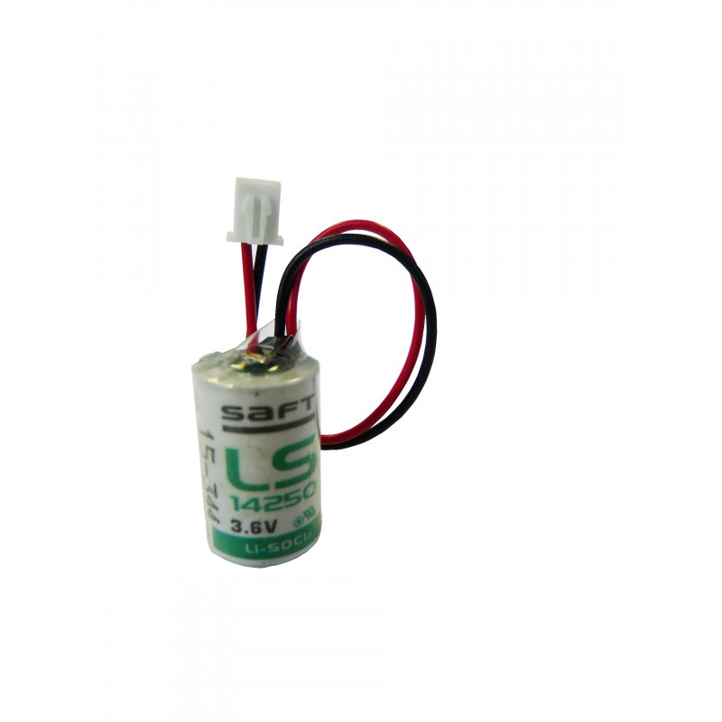 Pile lithium LS14250 - 1/2AA - 3.6V - 1200mAh + Connecteur Pile lithium LS14250 - 1/2AA - 3.6V - 1200mAh + Connecteur