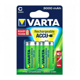 Pile LR20D VARTA -  - ricaricabili - 3000 mAh - Blister x2