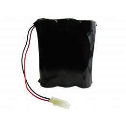 CHRONO Pile Batterie Allarme Compatible SILENTRON - 6LR20 Alcaline - 9V - 18Ah + connettore