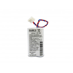 Pila per Allarme Compatibile LABEL CESAR BL2 - AA - 6.0V - 2.0Ah + connettore
