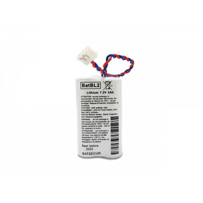 Pila per Allarme Compatibile LABEL CESAR BL2 - AA - 6.0V - 2.0Ah + connettore Pila per Allarme Compatibile LABEL CESAR BL2 - AA - 6.0V - 2.0Ah + connettore