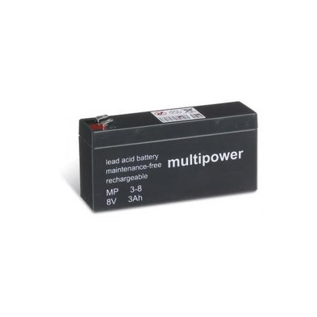 Batteria Multipower 8V - 3h - compatibile Dryfit A200 - A208/2.5 S