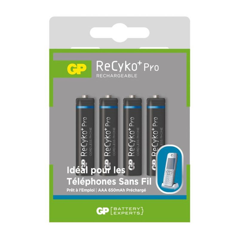 GP HR03 - AAA 650mAh - Blister x 4 GP HR03 - AAA 650mAh - Blister x 4