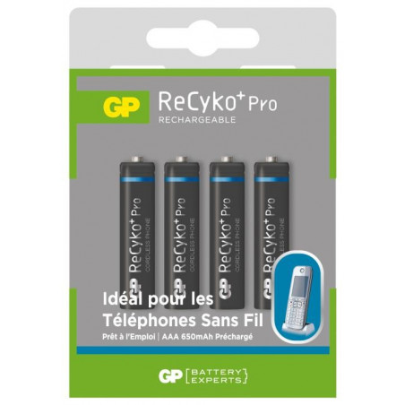 GP HR03 - AAA 650mAh - Blister x 4