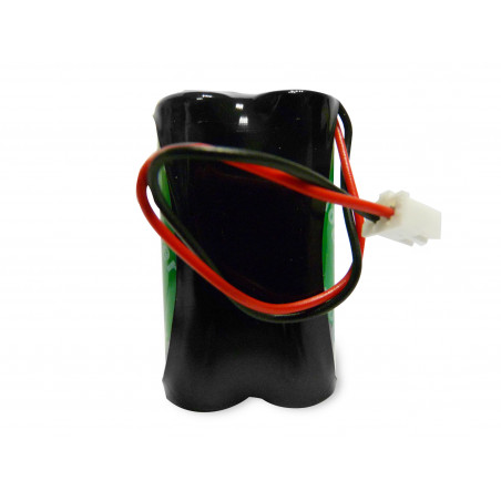 Pacco Batterie BAES NiCd – 2.4V – 0.8Ah + Connettore