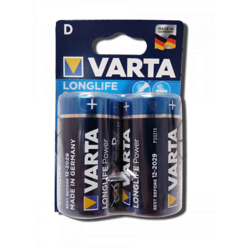 Blister da 2 pile - VARTA LR20 - D High Energy - UM1