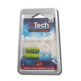 Pila 2/3 AAA 400mAh - Sagem D26T - D26V - Pacco da 2 - Telefonia
