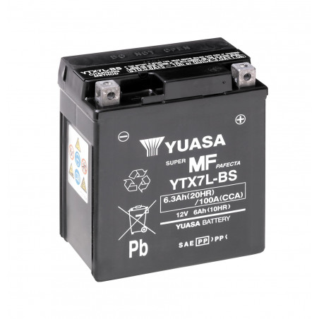 Batteria Moto YUASA 12V – 6Ah - YTX7LBS