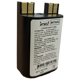 Pile Batterie Allarme BATXU02 - 2 x (3V - 2.4Ah) - Compatibile RXU02X DAITEM/LOGISTY