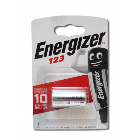 Pila Energizer CR123 Foto - Litio - 3V - 1.5Ah