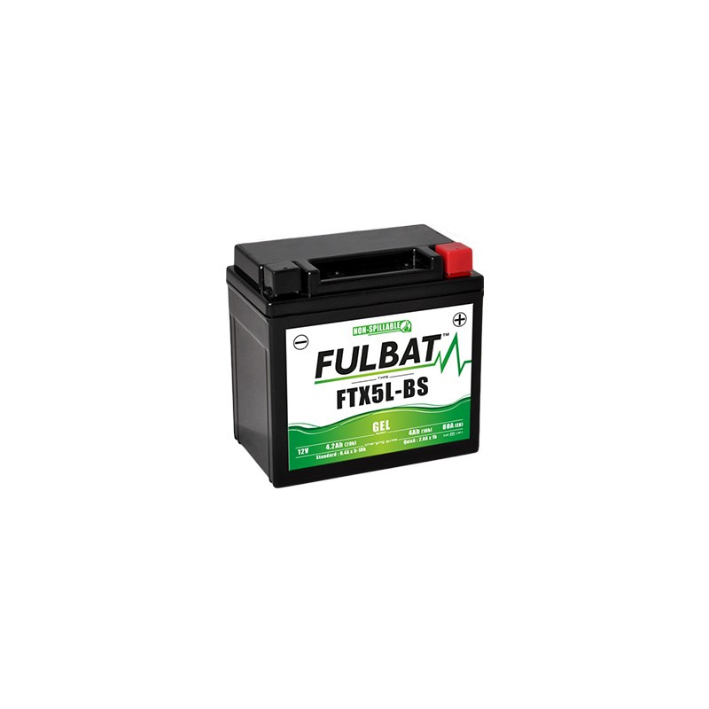 Batteria moto FTX5L-BS FULBAT GEL - 12V - 4.2Ah