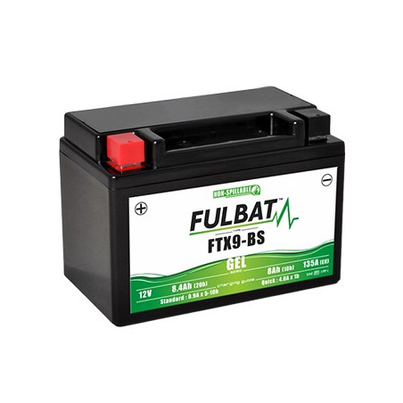 Batterie moto FTX9-BS FULBAT GEL - 12V - 8.4Ah