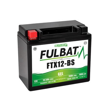 Batteria moto FTX12-BS FULBAT GEL - 12V - 10.5Ah