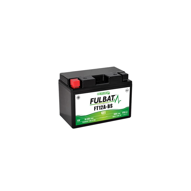 Batterie moto FT12A-BS FULBAT GEL - 12V - 10.5Ah