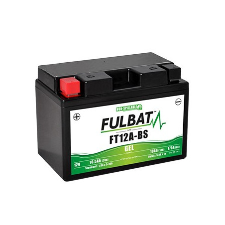 Batterie moto FT12A-BS FULBAT GEL - 12V - 10.5Ah