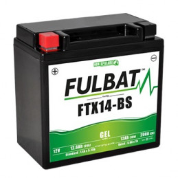 Batterie moto FTX14-BS FULBAT GEL - 12V - 12.6Ah