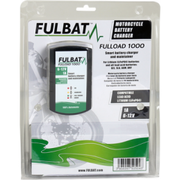 Caricatore per batteria - FULLOAD 1000 - FULBAT - 6/12V - Compatibile