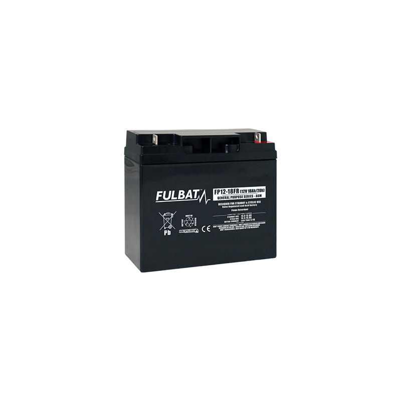Batteria Piombo Standard FP12-18 FR - 12V - 16.7Ah - UL94.FR – FULBAT