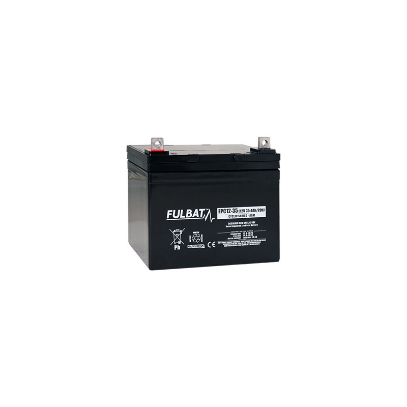 Batteria Piombo Ciclico FPC12-35 - 12V - 33Ah - UL94.FR – FULBAT