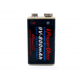 I POWER US 9V - Format 6LR61 - iPOWERUS -  Li Po - 520mAh