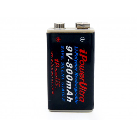 I POWER US 9V - Format 6LR61 - iPOWERUS -  Li Po - 520mAh