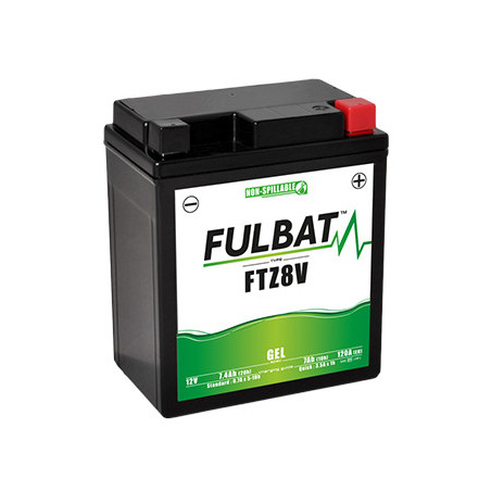 Batterie moto FTZ8V FULBAT GEL - 12V - 7.4Ah