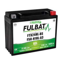 Batterie moto FTX24HL-BS / F50-N18L-A3 FULBAT GEL - 12V - 22.1Ah