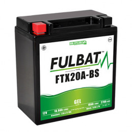 Batterie moto FTX20A-BS FULBAT GEL - 12V - 18.9Ah