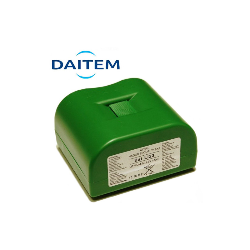 Pila Litio DAITEM - BATLI23/MPU01X - 2x 3.6V 18Ah - prodotto originale