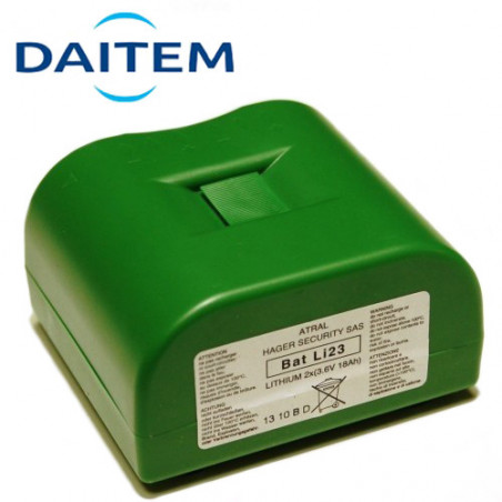 Pila Litio DAITEM - BATLI23/MPU01X - 2x 3.6V 18Ah - prodotto originale