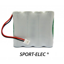 PACK Batterie NiMh 4.8V - 1700mAh - Multi sport SPORT-ELEC + Connettore