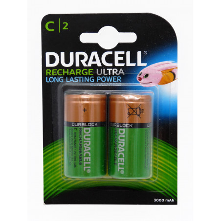 Pile DURACELL HR14 - C 2200mAh - Blister x 2