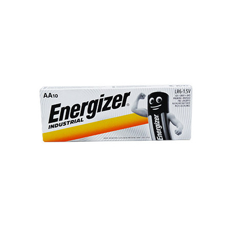Pile ENERGIZER LR6 - LR06 - AA Industriale - UM3 - Scatola da 10 Pile