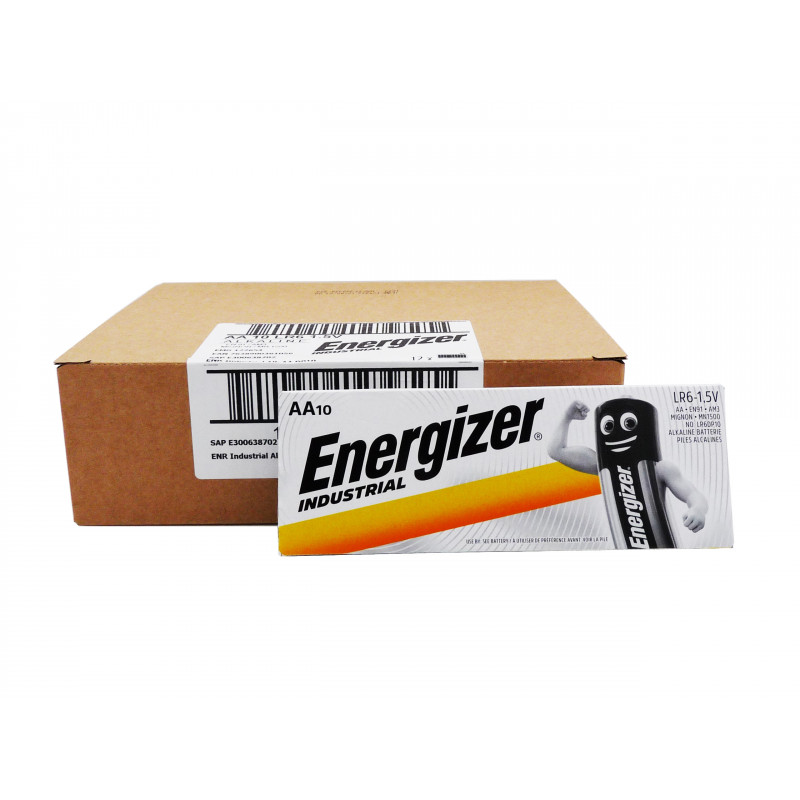 Pile ENERGIZER LR6 - LR06 - AA Industriale - UM3 - Scatola da 120 pile