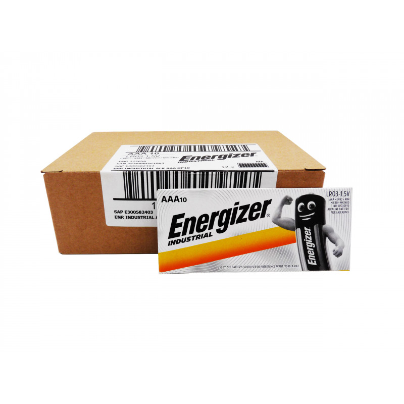 Pile ENERGIZER LR03 - AAA Industrial - UM4 - scatola da 120 pile