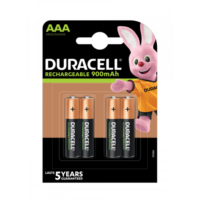 Pile DURACELL HR03 - AAA 800mAh - Blister x 4 - Tecnologia
