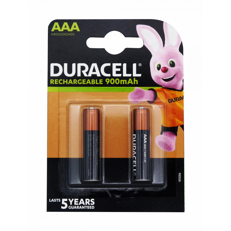 DURACELL HR03 - AAA 800mAh - Blister x 2 - Technologie PRET A L'EMPLOI DURACELL HR03 - AAA 800mAh - Blister x 2 - Technologie PRET A L'EMPLOI
