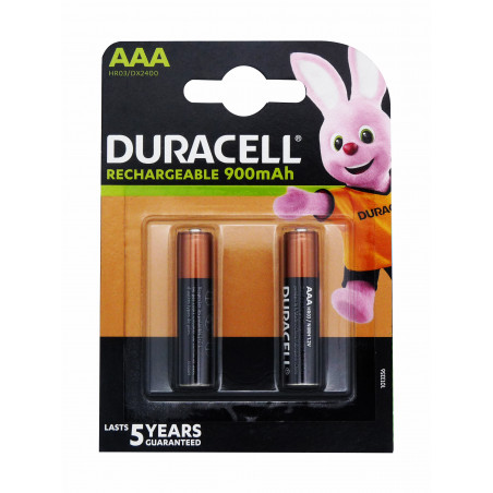 Pile DURACELL HR03 - AAA 800mAh - Blister x 2 - Tecnologia