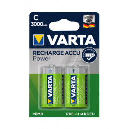 Pile LR20D VARTA -  - ricaricabili - 3000 mAh - Blister x2