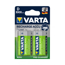 VARTA - Pile LR20D - ricaricabili - 3000 mAh - Blister x2