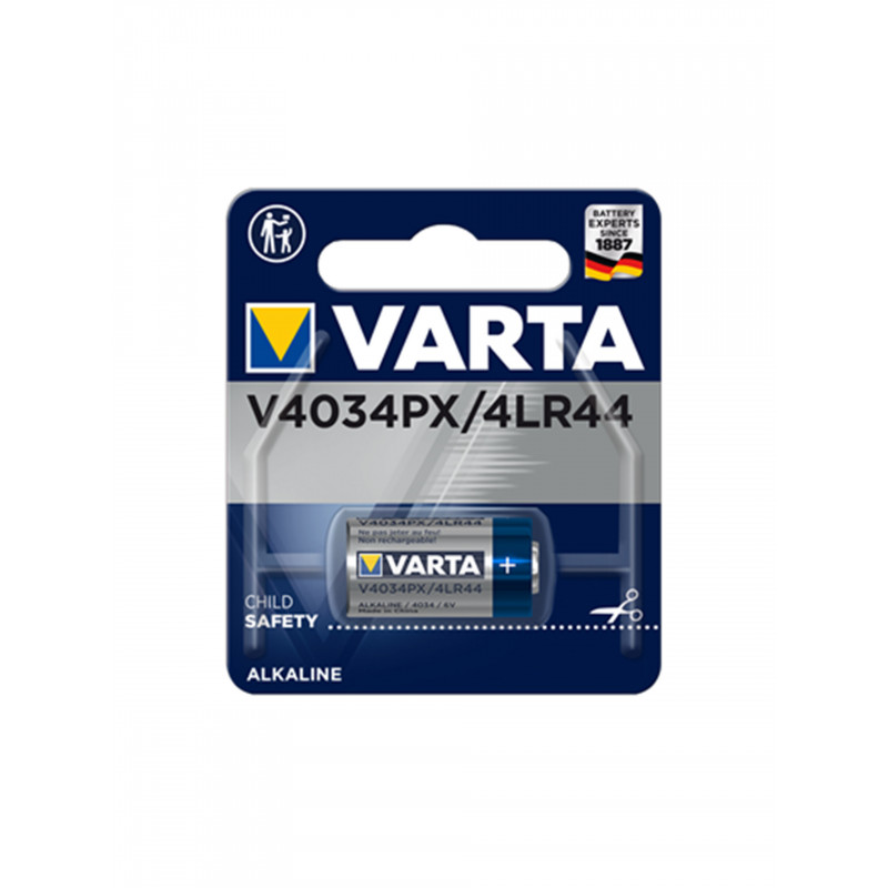 Pile Alcaline VARTA  4LR44 – PX28A - V4034PX - L544 - L1325 - RFA 18 1