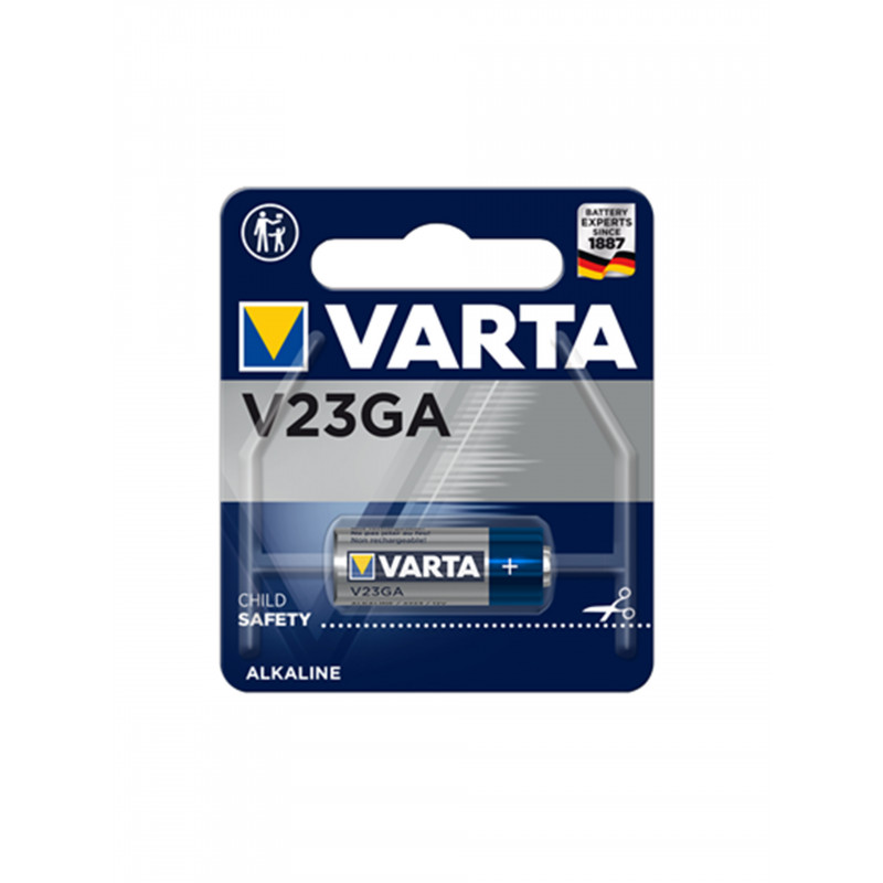 VARTA 23A - GP23A - MN21 - L1028 - 8LR932 - LRV08 - V23GA - A23 - Blister x 1 VARTA 23A - GP23A - MN21 - L1028 - 8LR932 - LRV08 - V23GA - A23 - Blister x 1